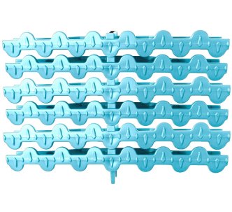 AstralPool Liner Blue overflow modular curved grating  for swimming pool, 335 mm, 35 mm