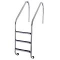 AtecPool stainless-steel overflow ladder for inground pools, 2 steps, AISI-304