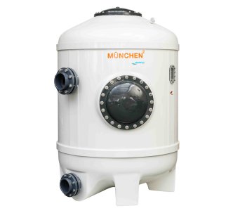 Behncke Munchen high layer swimming pool filter tank with bottom nozzle, Ø1400 mm, 46 m3/h
