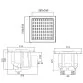 Aqua Industrial ABS Aquamax main drain for liner pools Photo №2