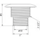 Aqua Industrial ABS return wall inlet for concrete pools Photo №2