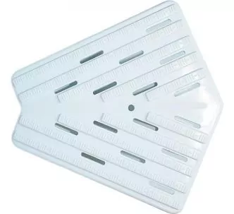 Aqua Industrial overflow grating angle 45 degree, 195 mm
