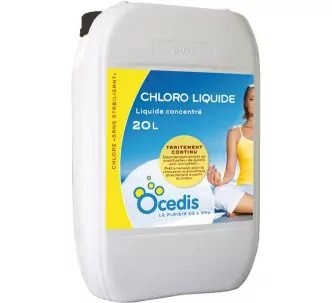 Ocedis liquide long lasting chlorine for pools 13.5% 20 l