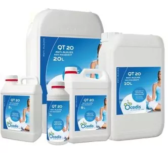 Ocedis QT 20 anti-algae liquid for pools, 20 l