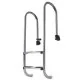 Aqua Industrial stainless steel ladder for inground pools, 2 treads, 316L Photo №1
