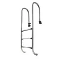 Aqua Industrial stainless steel ladder for inground pools, 3 treads, 304L