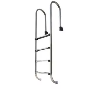 Aqua Industrial stainless steel ladder for inground pools, 4 treads, 304L