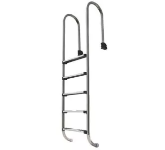 Aqua Industrial stainless steel ladder for inground pools, 5 treads, 316L