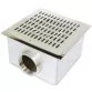 Aqua Industrial stainless steel 316L main drain for concrete pools, 350x350 mm Photo №1