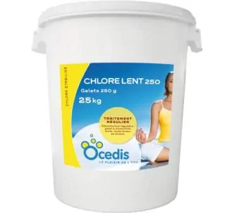 Ocedis long lasting chlorine for pool, tablets, 25 kg