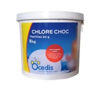 Ocedis quick chlorine for pool, tablets, 5 kg