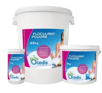 Ocedis flocculant for pool, powder, 25 kg