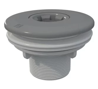 AstralPool Multiflow threaded return inlet for liner pools, 50 mm, Light Grey