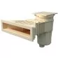 AstralPool Slim skimmer 17.5 L for liner pool, Beige Photo №1