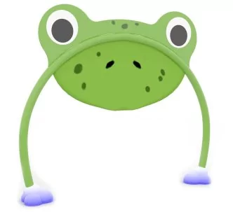 Polgun animation for kid’s splash zone Frog Arc