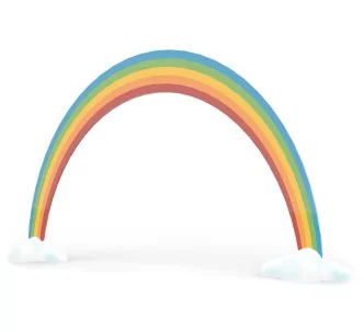 Polgun animation for kid’s splash zone Rainbow