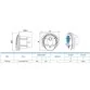 Aqua Industrial countercurrent system for pool 3 kW 64 m3/h 380 V, concrete/liner, ABS plastic Photo №4