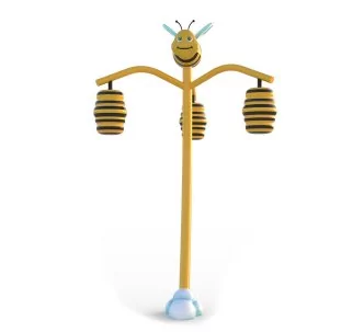 Polgun animation for kid’s splash zone Triple Honey Comb