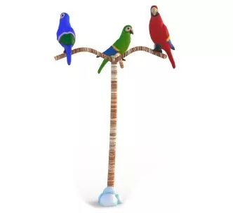 Polgun animation for kid’s splash zone Triple Parrots