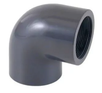 Cepex PVC-U elbow 90 degree with female thread 3'' FT 90 mm