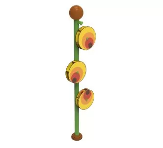 Polgun animation for kid’s splash zone Triple Water Wheel