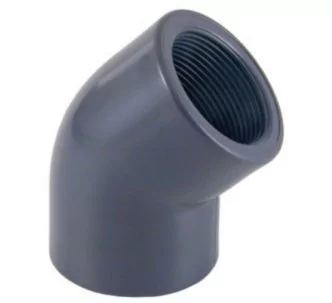 Cepex PVC-U elbow 45 degree with female thread 4'' FT 110 mm