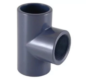 Cepex PVC-U tee with female thread 3'' FT 90 mm