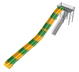 Multislide 2 lanes water slide