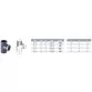 Cepex PVC-U reinforced tee with female thread 2'' FT 63 mm Photo №2