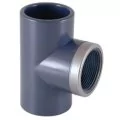Cepex PVC-U reinforced tee with female thread 2'' FT 63 mm