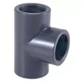 Cepex PVC-U tee with female thread 4'' FT X FT X FT 110 mm
