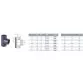 Cepex PVC-U tee with female thread 4'' FT X FT X FT 110 mm Photo №2