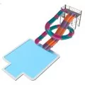 Body slide and Multislide 2 lanes water slides