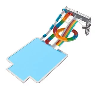 Body slide, Wide slide, Freefall water slides