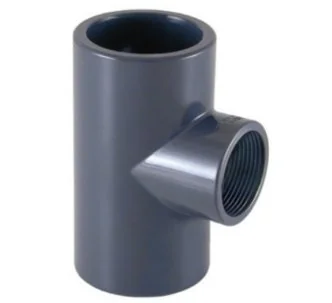 Cepex PVC-U reducing tee with female thread FT 50 x ½”