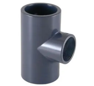 Cepex PVC-U reducing tee with female thread FT 90 x 2½”