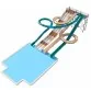 Polgun Aquatube, Multislide 3 lanes, Body slide, Freefall water slides Photo №1