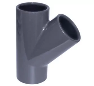 Cepex PVC-U tee 45 degree 32 mm