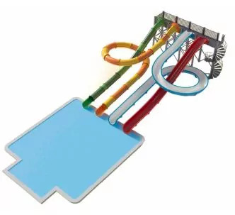 Polgun Tunnel Freefall, Aquatube, Body slide, Freefall water slides