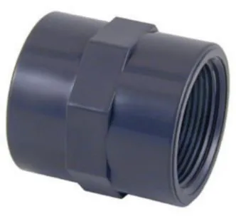 Cepex PVC-U coupling with female thread 110 mm FT 4”