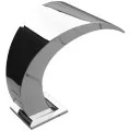 Aqua Industrial Cobra waterfall for pool, 650 mm, AISI316
