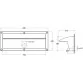 Aqua Industrial pool wall waterfall, 750 mm, AISI304 Photo №2