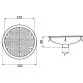 Aqua Industrial round hydromassage plate pool, stainless steel AISI316, liner Photo №2