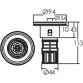 Aqua Industrial SP-1314 hydromassage nozzle for pool, liner/concrete Photo №3