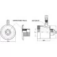 Aqua Industrial pool hydromassage nozzle, directional nozzle, 3 inches, concrete Photo №2