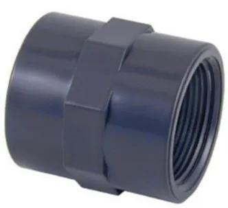 Cepex PVC-U coupling with female thread 63 mm FT 2”