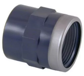 Cepex PVC-U reinforced coupling with female thread 40 mm FT 1 1/4”