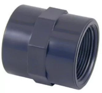 Cepex PVC-U coupling with female thread FT X FT 3/8”
