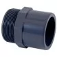 Cepex PVC-U reducing coupling with male thread MT 75 - 63 x 2” Photo №1