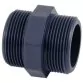 Cepex PVC-U coupling with male thread MT X MT 3/8” Photo №1
